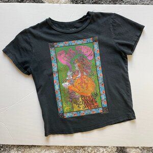 Pink Floyd Cropped Graphic Tee